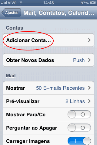Tutorial Apple, como configura e-mail no iPod, iPad e iPhone
