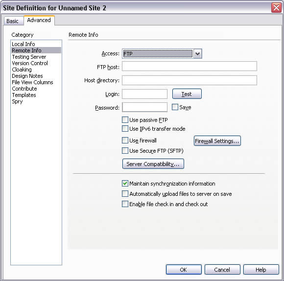 Tutorial de como configurar seu Dreamweaver para publicar sites