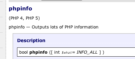 phpinfo phpinfo