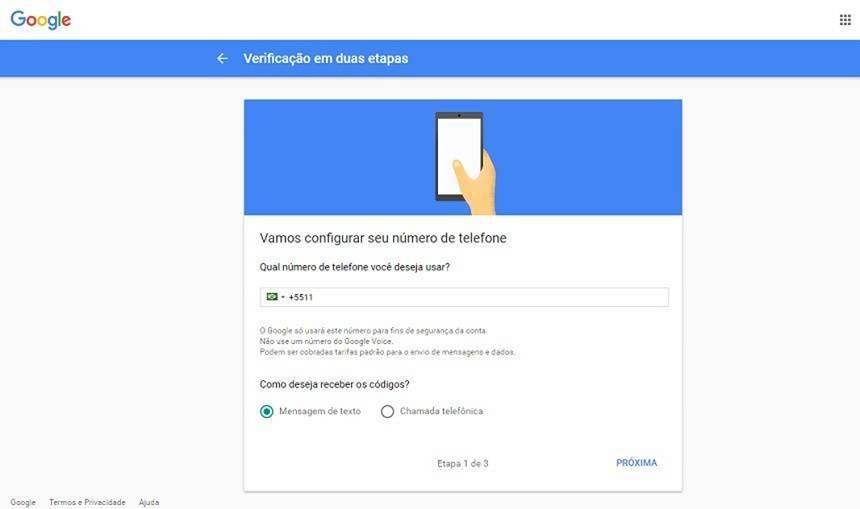 Configurações Gmail 3